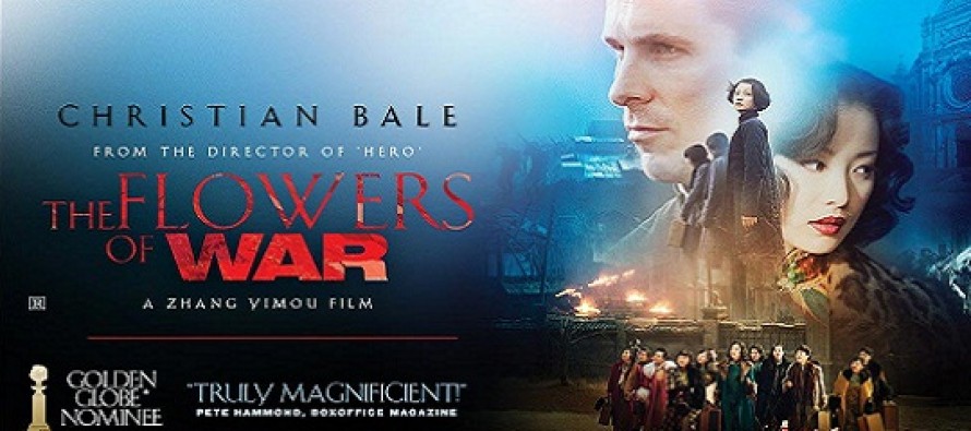 Flores do Oriente : drama estrelado por Christian Bale tem pôster nacional divulgado