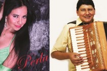 Perla e Oswaldinho do acordeon sobem ao palco juntos no Memorial da América Latina