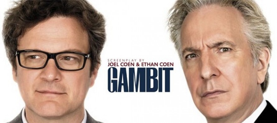 Gambit | Colin Firth e Alan Rickman estampam primeiros cartazes da comédia