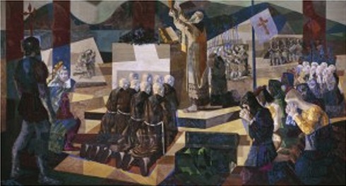 A Primeira Missa no Brasil, 1948 - Candido Portinari 
