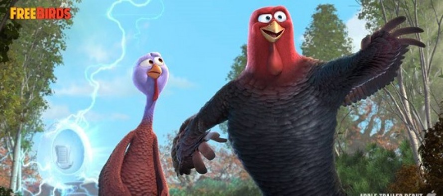 Veja as duas primeiras cenas (clipe) de Free Birds, animação com vozes de Owen Wilson e Woody Harrelson