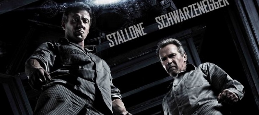 Sylvester Stallone e Arnold Schwarzenegger no pôster inédito do thriller de ação Rota de Fuga