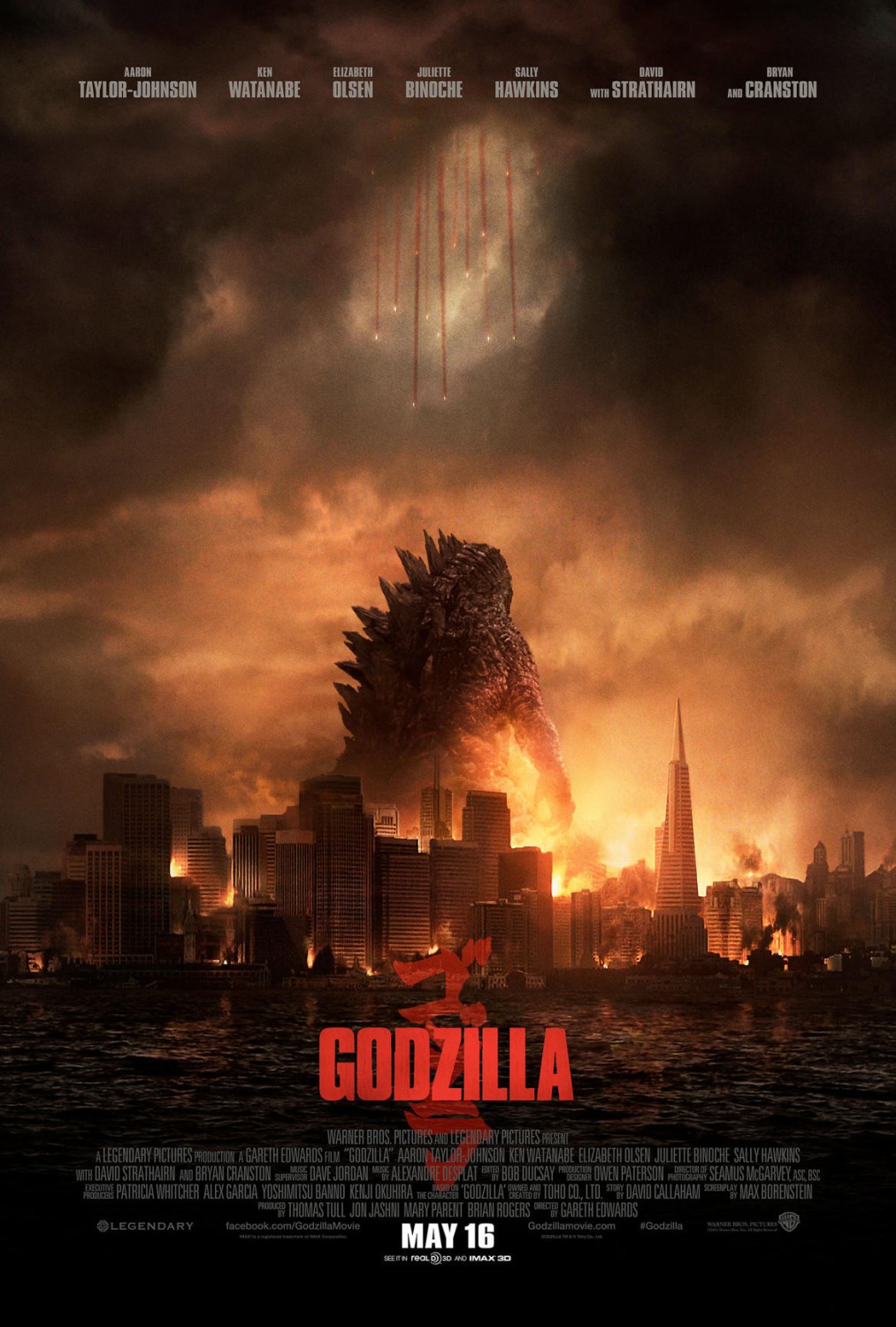 Godzilla-Official Poster Banner PROMO XLG-21FEVEREIRO2014