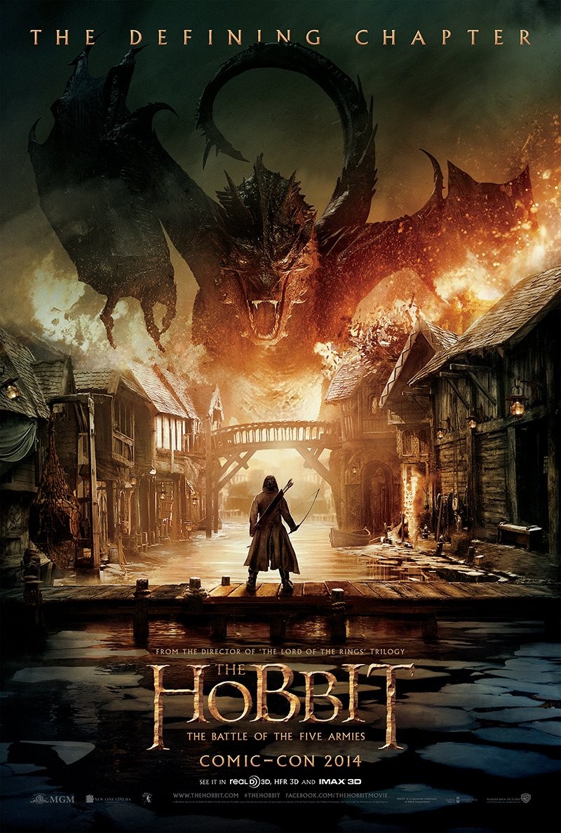 The Hobbit The Battle of the Five Armies-Official Poster Banner PROMO XLG-24JULHO2014