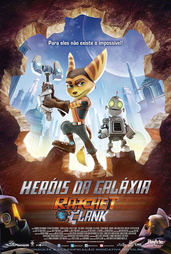 Heróis da Galáxia Ratchet & Clank-Poster nacional